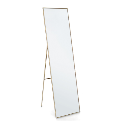 Specchio con cornice in metallo Universe h 40x4x150 cm