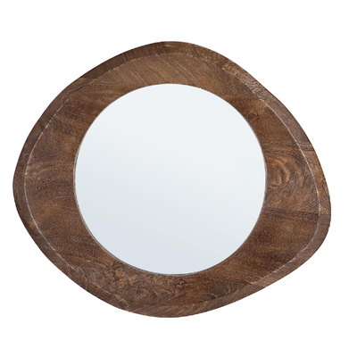 Specchio con cornice in legno Erin