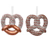Pendente in plastica natalizio per Albero di Natale, pretzel da h 10.5 cm