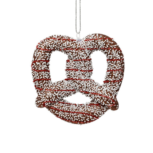 Pendente in plastica natalizio per Albero di Natale, pretzel da h 10.5 cm