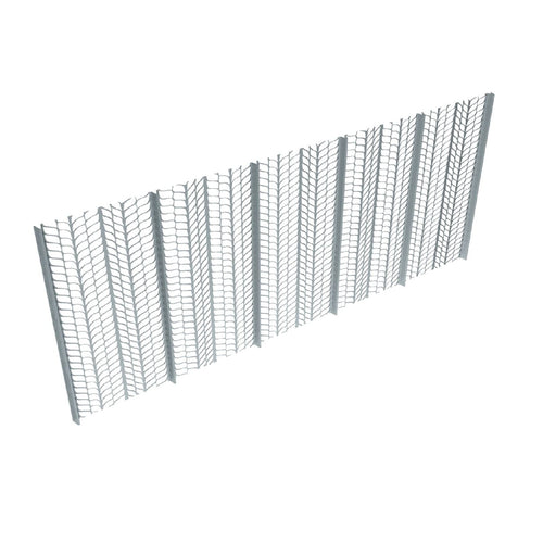 Pannelli di rete porta intonaco Nervo Metal 60 x 250 cm zincata 20 pezzi