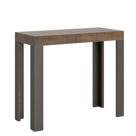 Tavolo consolle "Rimini" allungabile in legno per sala da pranzo