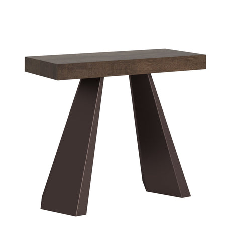 Tavolo consolle "Monza" allungabile in legno per sala da pranzo