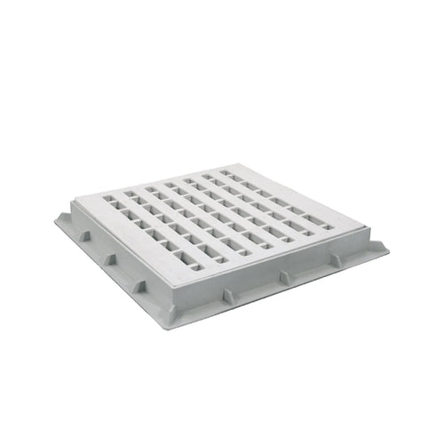 Chiusino pedonabile in polipropilene con griglia completo di telaio