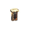 Pozzetto antipolvere in ottone con molla in acciaio inox