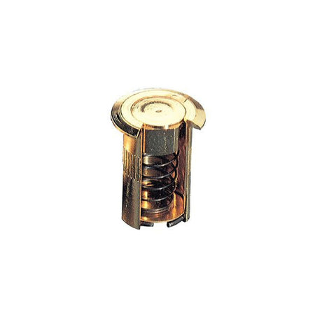Pozzetto antipolvere in ottone con molla in acciaio inox