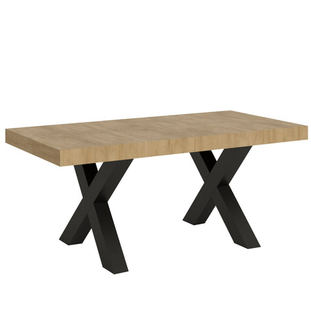 Tavolo "Perugia" allungabile in legno per sala da pranzo