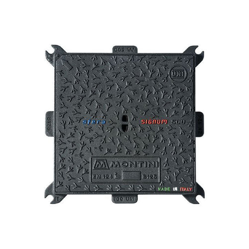 Chiusino botola in ghisa sferoidale B125 a forma quadra