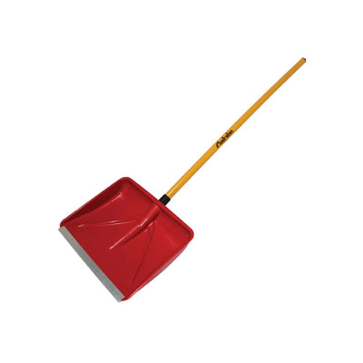 Pala per neve in polipropilene e profilo in alluminio con manico