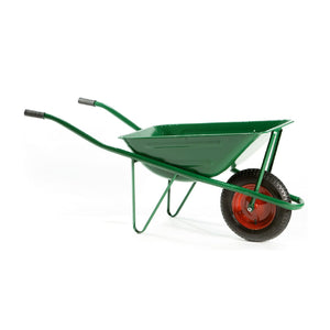 Carriola tubolare "Leggera" con vasca verniciata e ruota pneumatica 75 lt