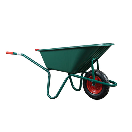 Carriola angolare "Panzer" con telaio angolare e vasca verniciata 75 lt