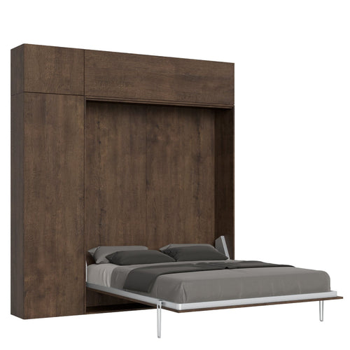 Letto Roma matrimoniale a scomparsa, in legno, con apertura verticale, per camera da letto