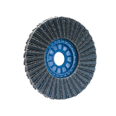 Disco lamellare con supporto in nylon abrasivo per acciaio, alluminio e ghisa