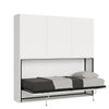 Letto Venezia singolo a scomparsa con scompartimenti, in legno, con apertura orizzontale, per camera da letto