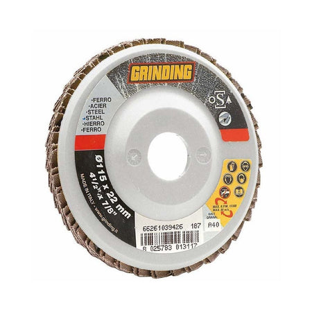 Disco lamellare con supporto in nylon abrasivo per ferro, legno e plastica