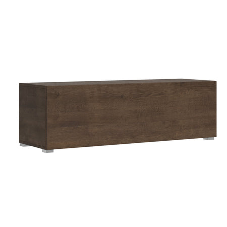 Pensile con base, in legno, per composizioni arredamento camere ed interni