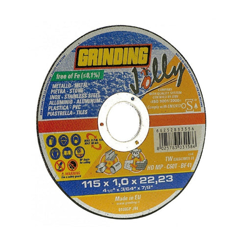 Mola abrasiva per acciaio inox, pietra e plastica con centro piano