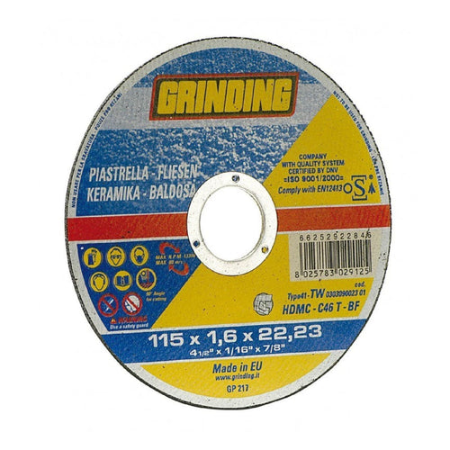 Mola abrasiva per il taglio di marmo e piastrelle a centro piano