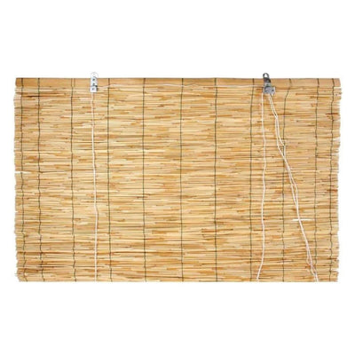 Tapparella in arelle di bamboo con carrucola e legatura in nylon