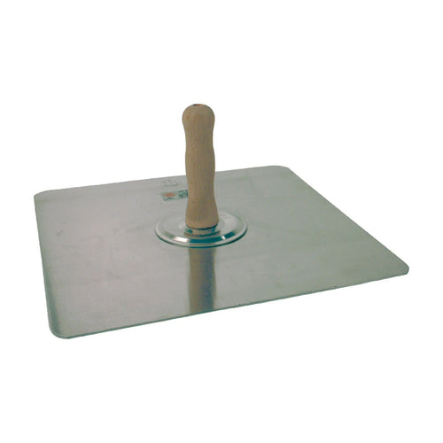 Frattone sparviero con base in duralluminio e manico in legno 33 x 33 cm