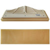 Frattone in spugna con supporto in metallo senza manico 13 x 42 cm