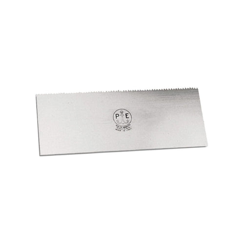 Raschiatore dentato per intonaco in acciaio temperato lucido 20 x 8 cm