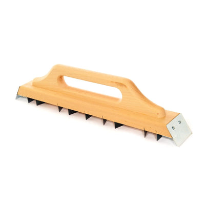 Pialla per gesso con lame in acciaio e base in legno 47 x 7 cm