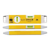 Livella magnetica 70 TM a due fiale tascabile e leggera in alluminio 22 cm