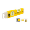 Livella magnetica 70 TM a due fiale tascabile e leggera in alluminio 22 cm