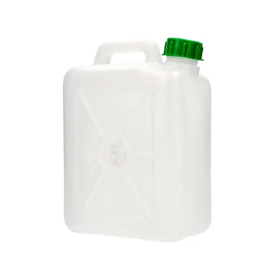 Tanica per uso alimentare in plastica polietilene atossico Ecoplast bianco