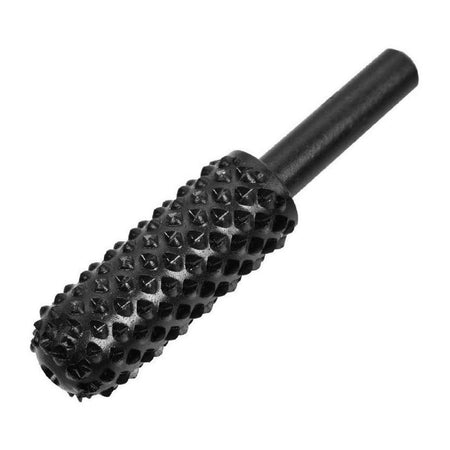 Raspa rotativa conica bombata ideale per legno con gambo Ø 6 mm