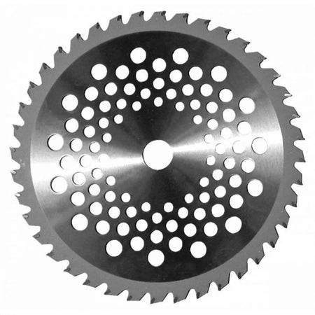 Disco per decespugliatore in acciaio con placche al tungsteno 40 denti