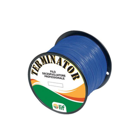 Filo decespugliatore professionale "Terminator" in nylon con profilo tondo