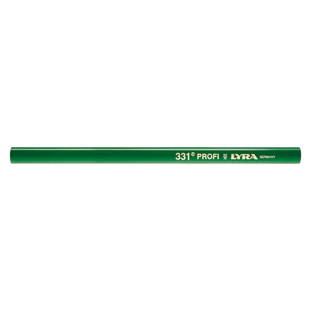 Set 10 Matite verdi per muratore a punta dura da 30 cm + temperino