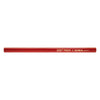 Set 10 Matite rosse per falegname a punta tenera da 30 cm + temperino