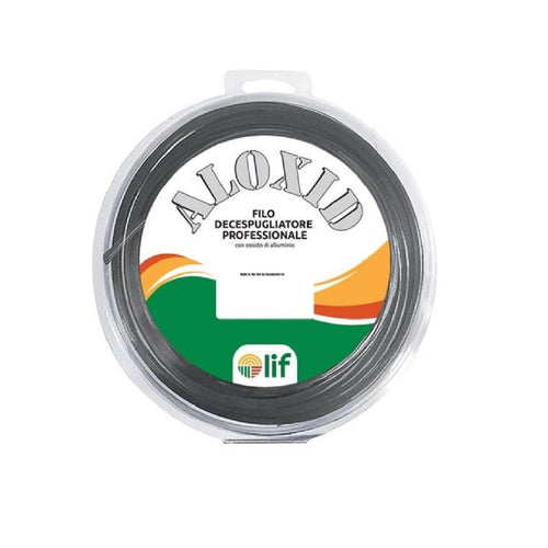 Filo decespugliatore professionale Aloxid in nylon/alluminio con profilo quadro