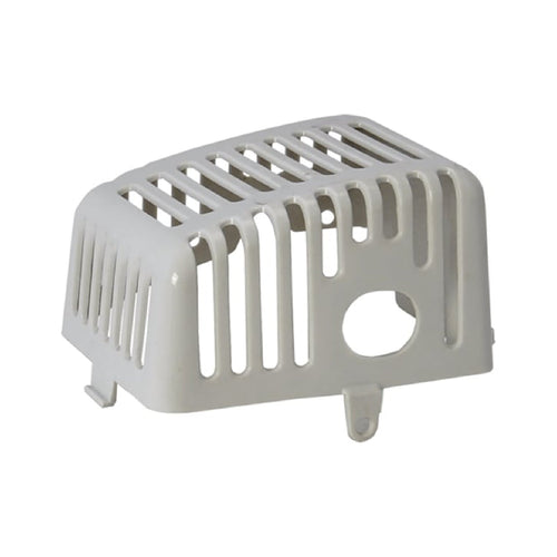 Carter marmitta colore bianco ricambio per decespugliatore