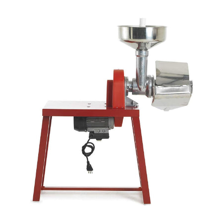 Spremipomodoro con banchetto "TS Inox" con corpo macchina e ghiera in alluminio Hp 0,5
