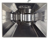 Passapomodoro manuale Super Gulliver in acciaio inox con rullo in alluminio