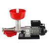 Motoriduttore con spremipomodoro serie 20800 con cono filtro in inox e imbuto in plastica