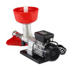 Motoriduttore con spremipomodoro serie 20800 con cono filtro in inox e imbuto in plastica