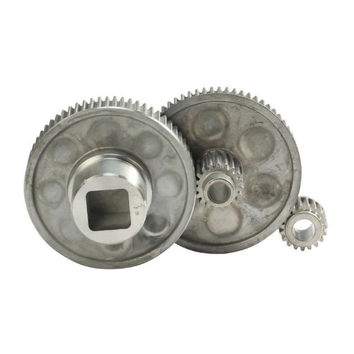 Kit da 3 ingranaggi in alluminio progettati per essere utilizzati con uno spremipomodoro N. 5