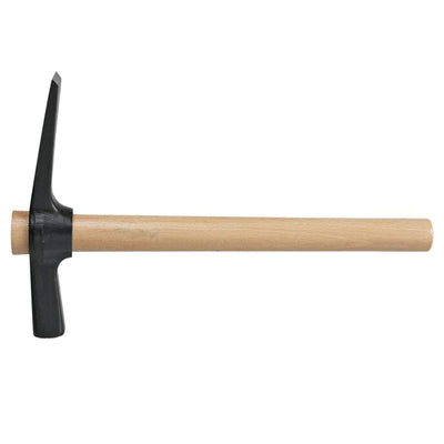 Martello per muratore con testa in acciaio e manico in legno verniciato 500 gr