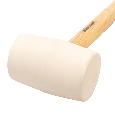 Mazzuola con testa in gomma resistente e manico in legno