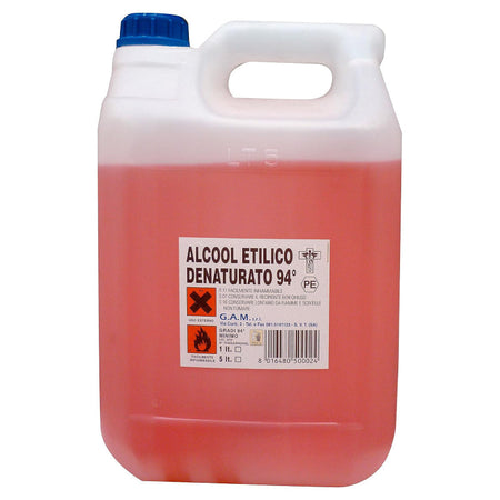 Alcool denaturato 94% per uso domestico e professionale