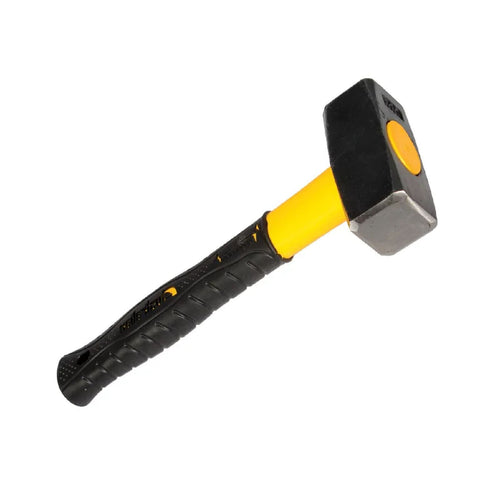 Mazzetta antivibrazione con manico in fibra di vetro e impugnatura in gomma