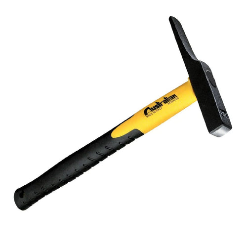 Martello per elettricista a penna lunga con manico in fibra di vetro e gomma 200 gr