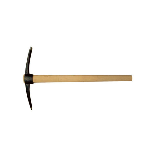 Piccone in acciaio forgiato di qualità con manico in legno di faggio 1,5 kg