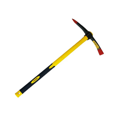 Piccone italiano TOP con occhio ovale e manico realizzato in fibra di vetro e gomma 1,5 kg