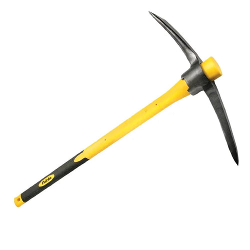 Piccone svizzero con manico realizzato in fibra di vetro e impugnatura in gomma 91 cm